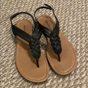 NWOT BRAIDED SANDALS